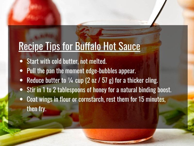 tips for buffalo hot sauce recipe