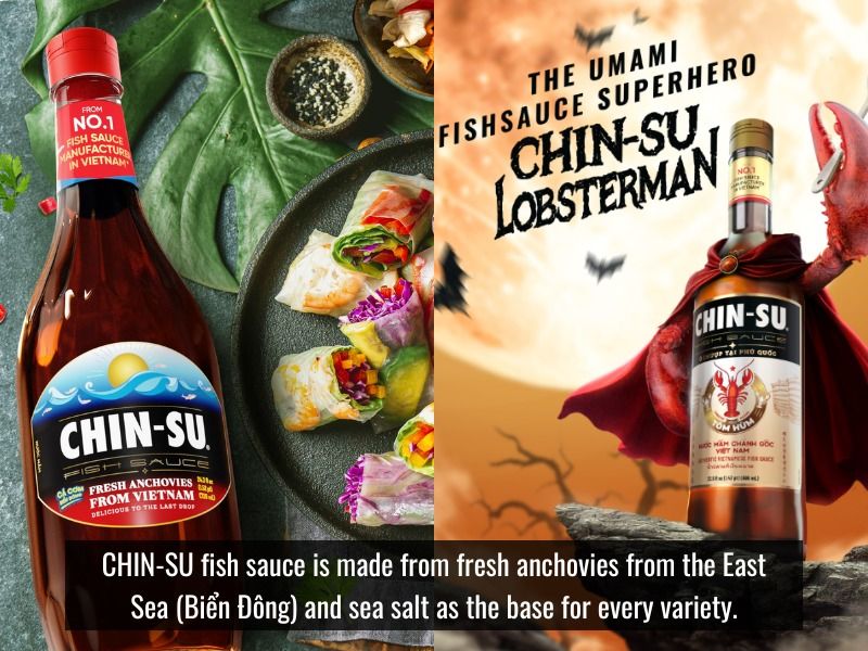 CHIN-SU Fish sauce with fresh ingredient