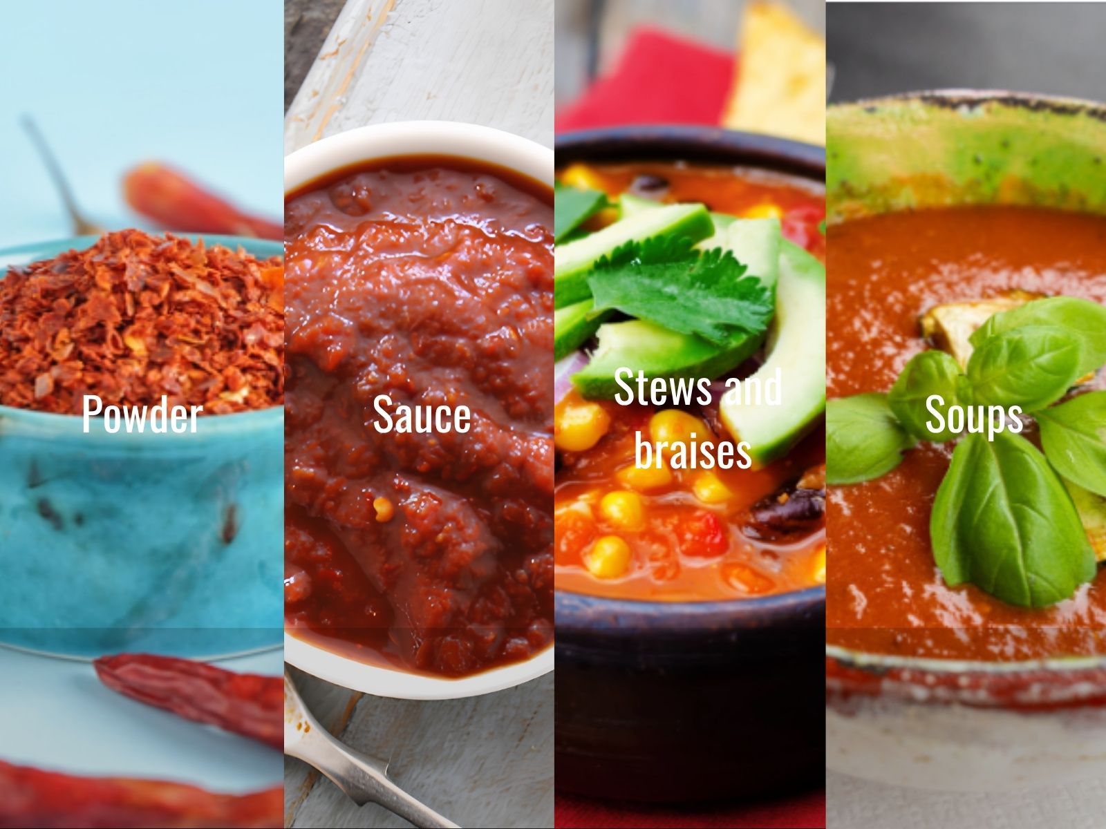 Chipotle peppers in sauces, soups, marinades, rubs, and braises