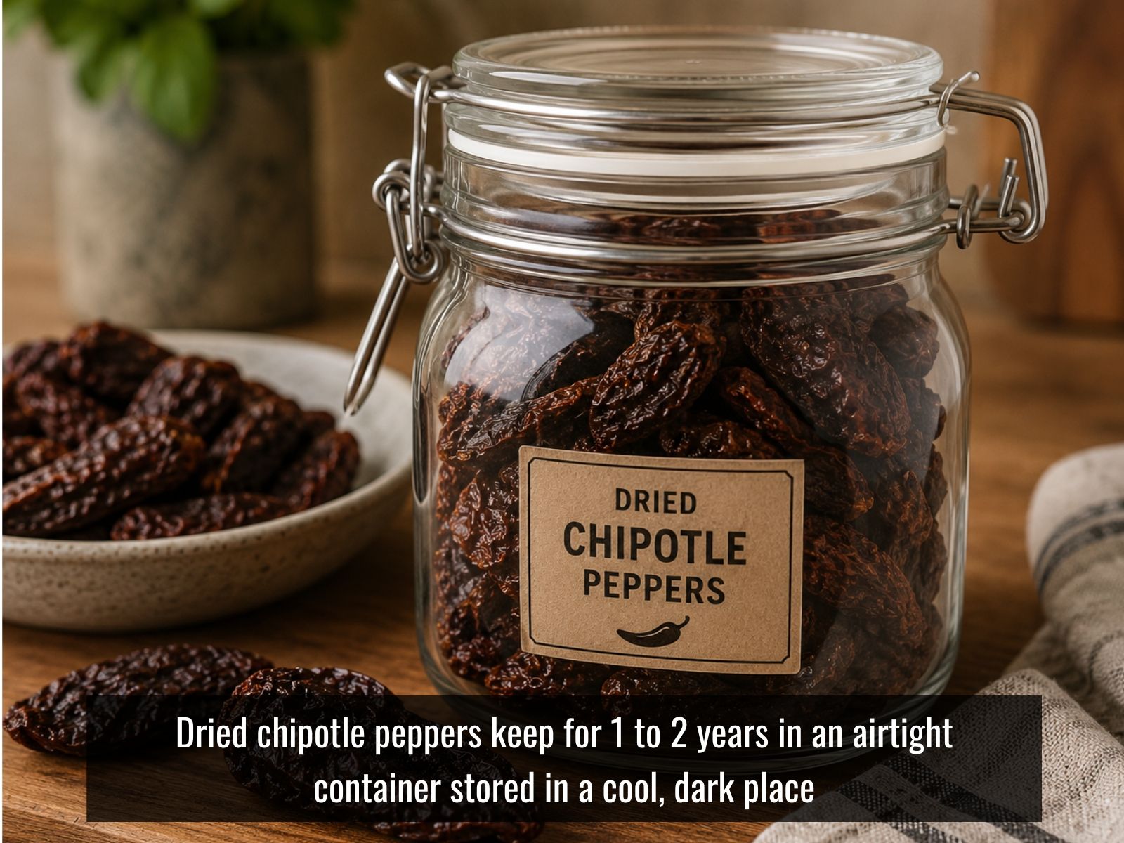 Dried, canned, powdered, and frozen chipotle peppers