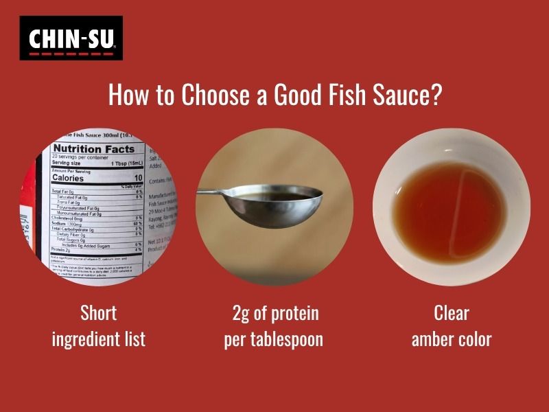 choose fish sauce based on 3 factors