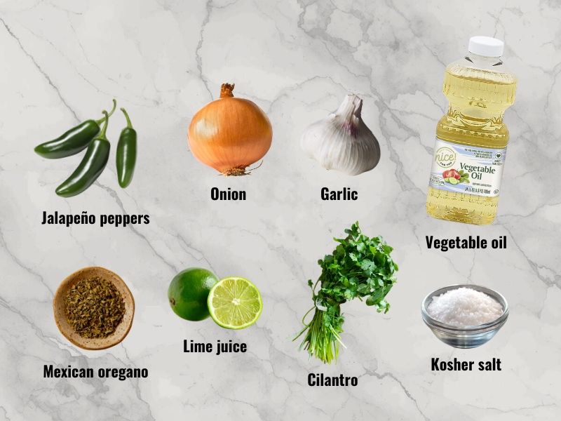 Creamy Hot Sauce Ingredients