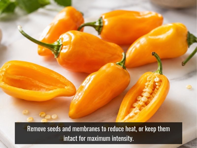 Datil pepper hot sauce heat level adjustment