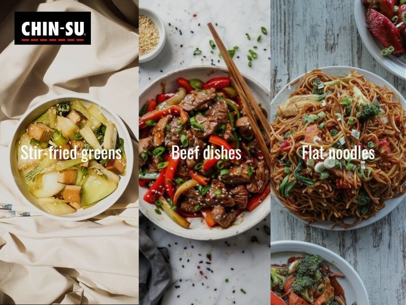dishes with oyster sauce