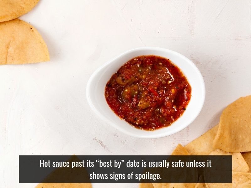 expired hot sauce rarely sickens