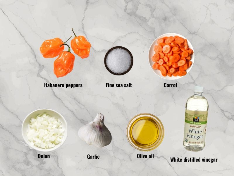 7 ingredients of fermented hot sauce