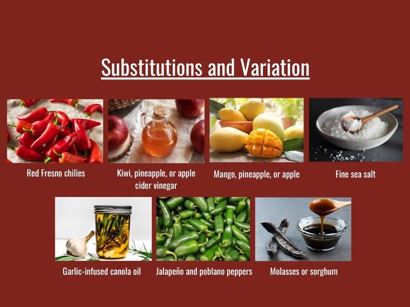 fermented hot sauce ingredient substitutions