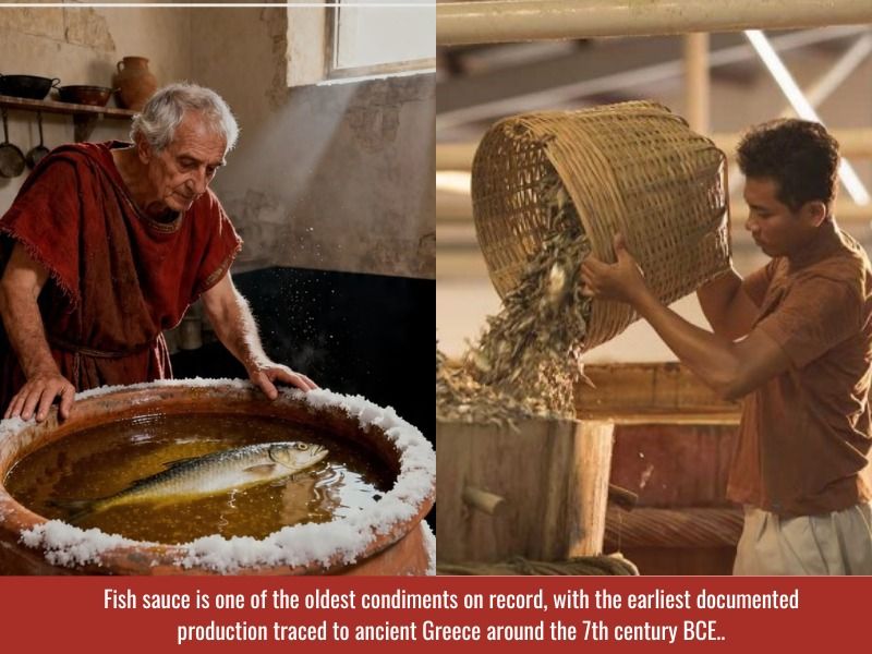 Fish sauce is one of the oldest condiments on record
