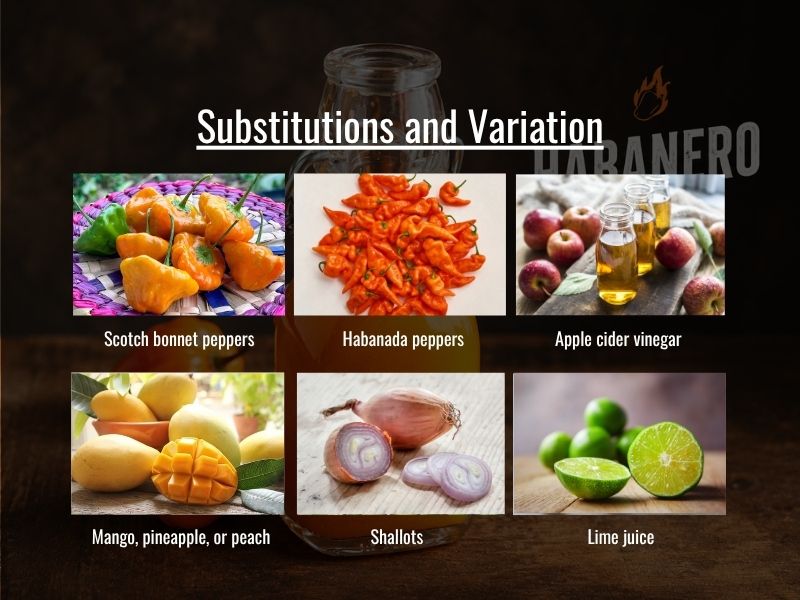 habanero hot sauce ingredients substitutions