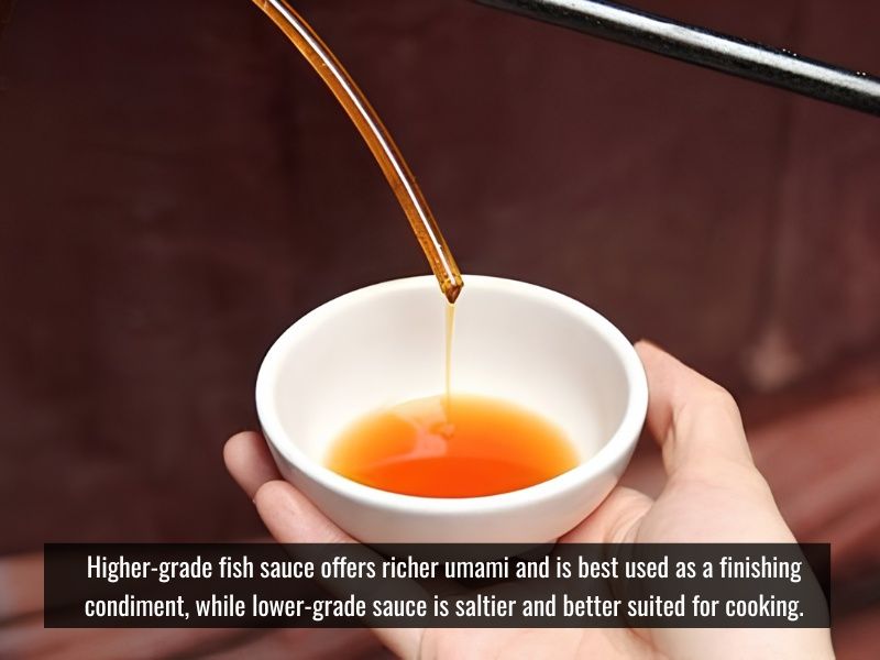 Higher grades have deeper umami; lower grades suit cooking