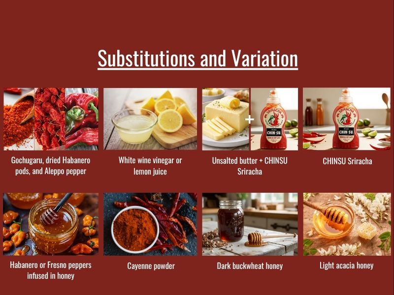 hot honey sauce substitutes