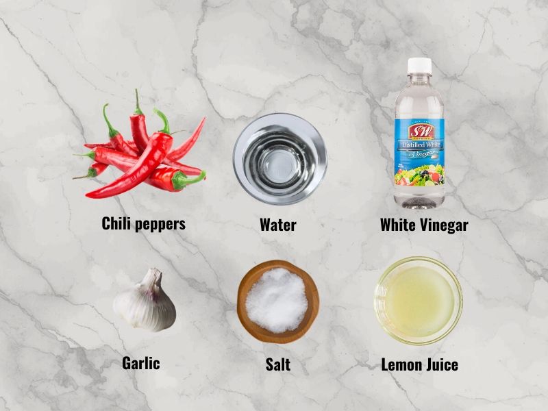 homemade hot sauce ingredients