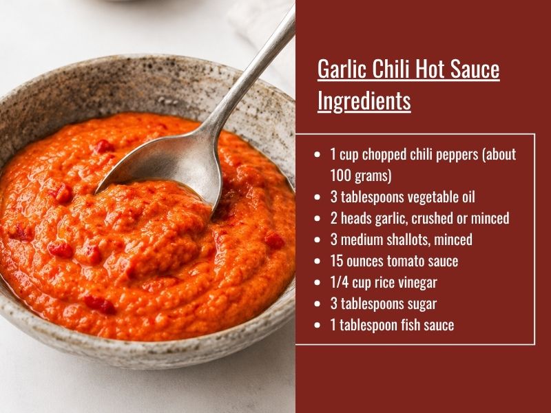 Japanese garlic chili sauce variation