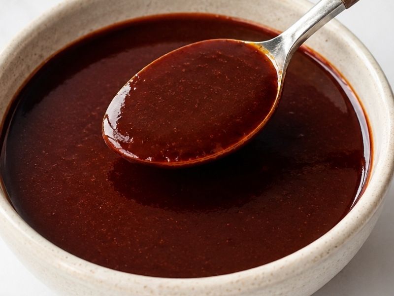 Gochujang hot sauce with fermented chili paste