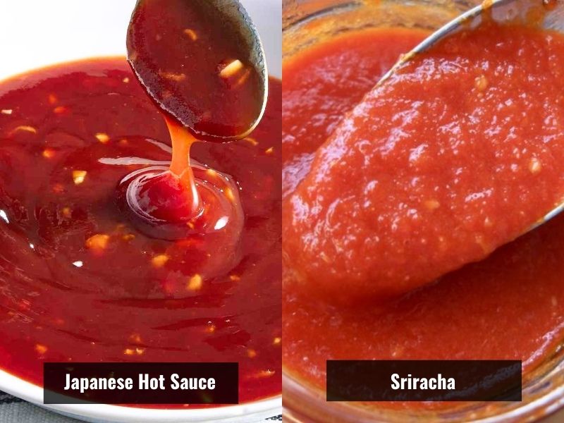 Japanese hot sauce vs sriracha comparison