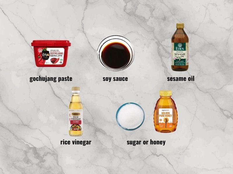 Gochujang hot sauce ingredients