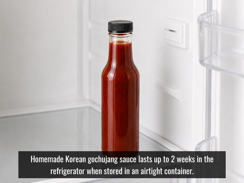 Store Korean hot sauce in airtight container