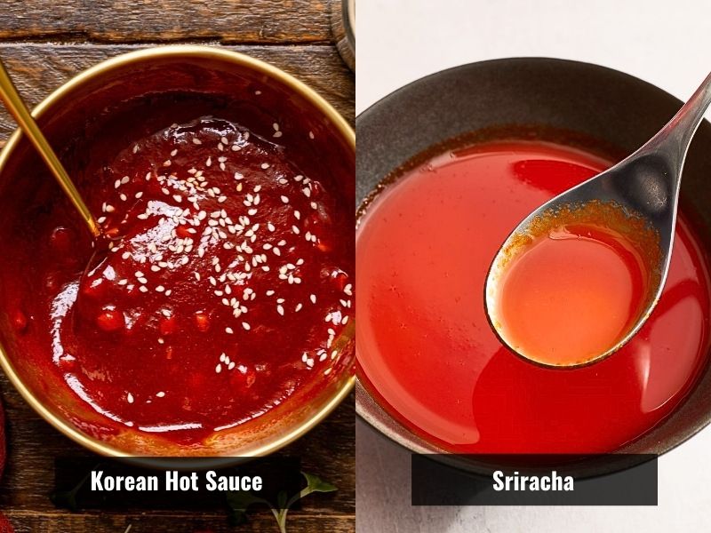Korean gochujang sauce vs sriracha