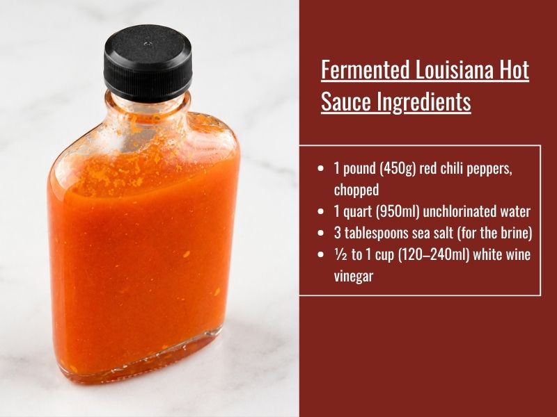 Fermented Louisiana hot sauce