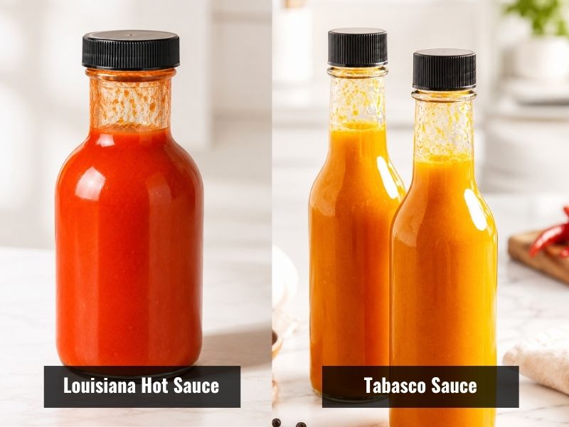 Louisiana hot sauce and Tabasco sauce