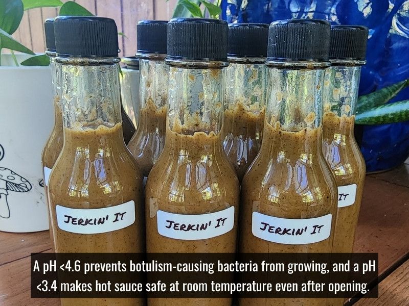 low pH blocks bacteria and extends shelf life