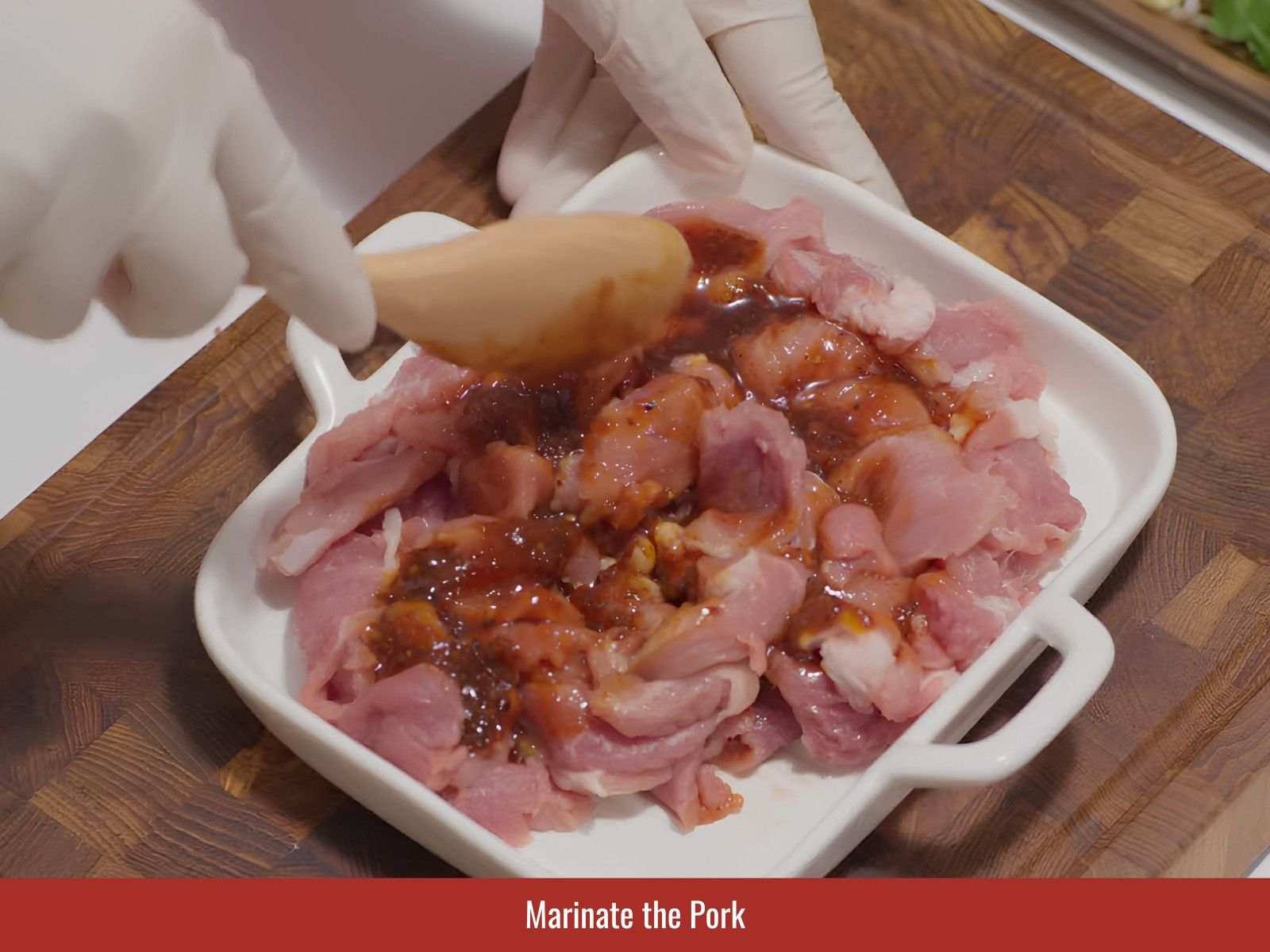 marinate ground pork shoulder for bun cha