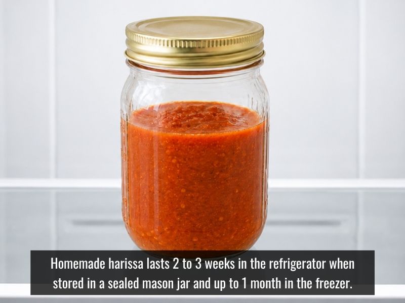 Store Mediterranean hot sauce in sealed jar