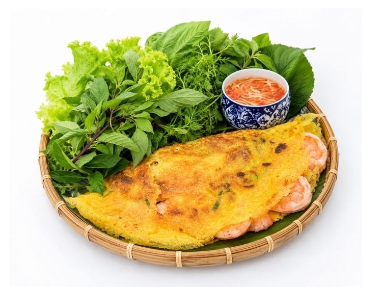 Banh Xeo Recipe - Crispy Vietnamese Sizzling Pancake with Pork and Shrimp