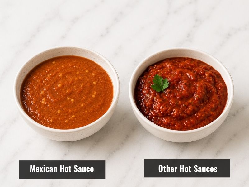 Mexican hot sauce and other hot sauces