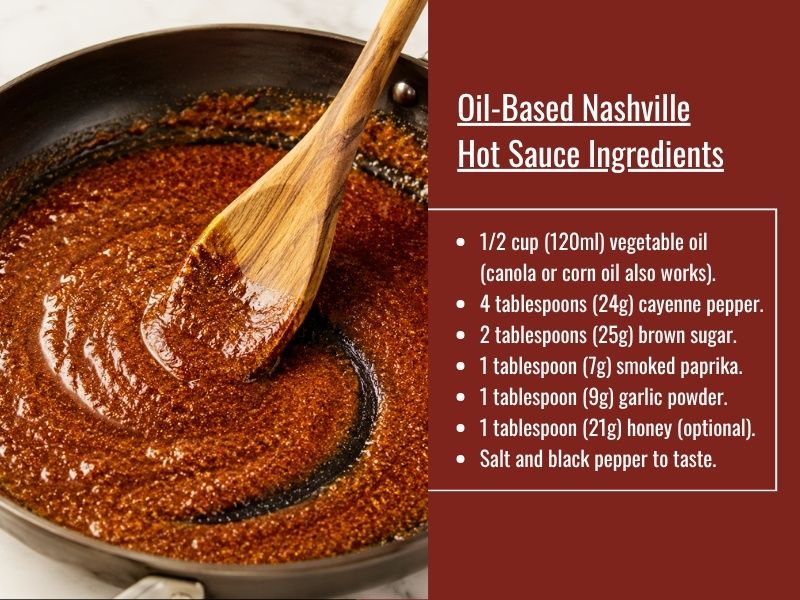 Lard-based Nashville hot sauce