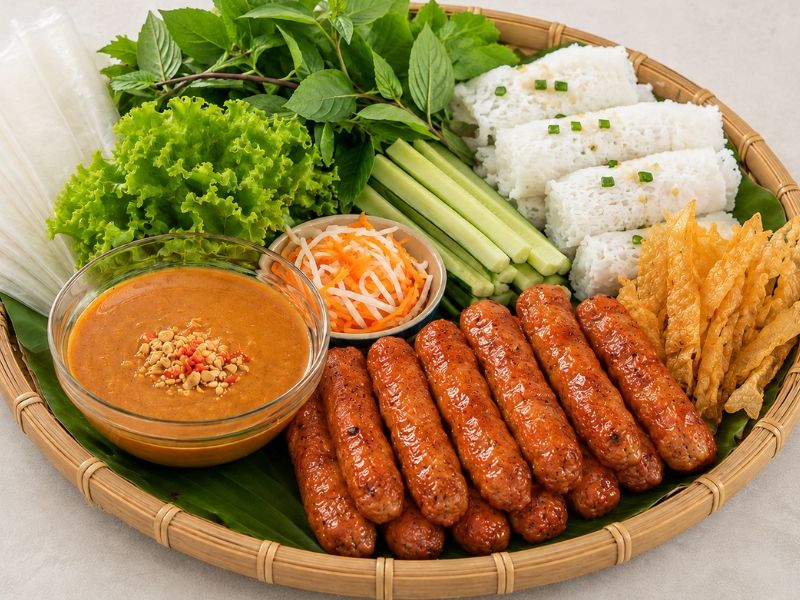 Vietnamese grilled pork sausage recipe