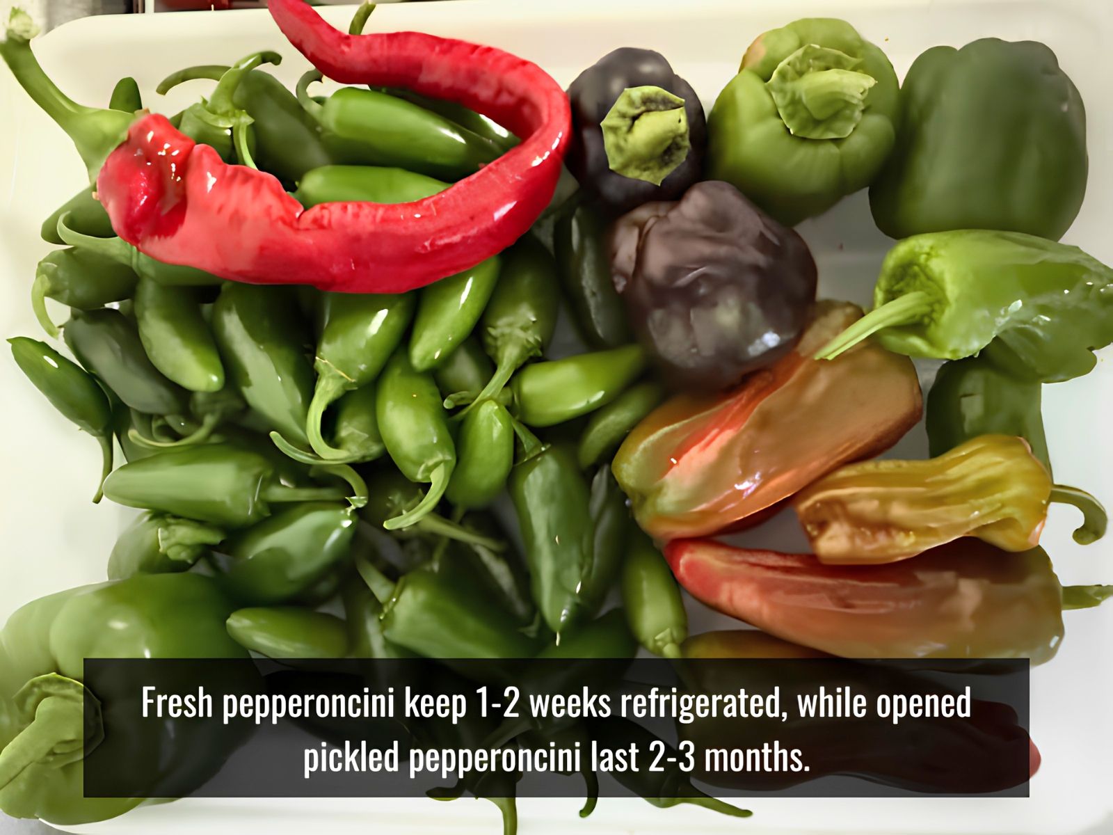 Fresh, frozen, and refrigerated pickled pepperoncini