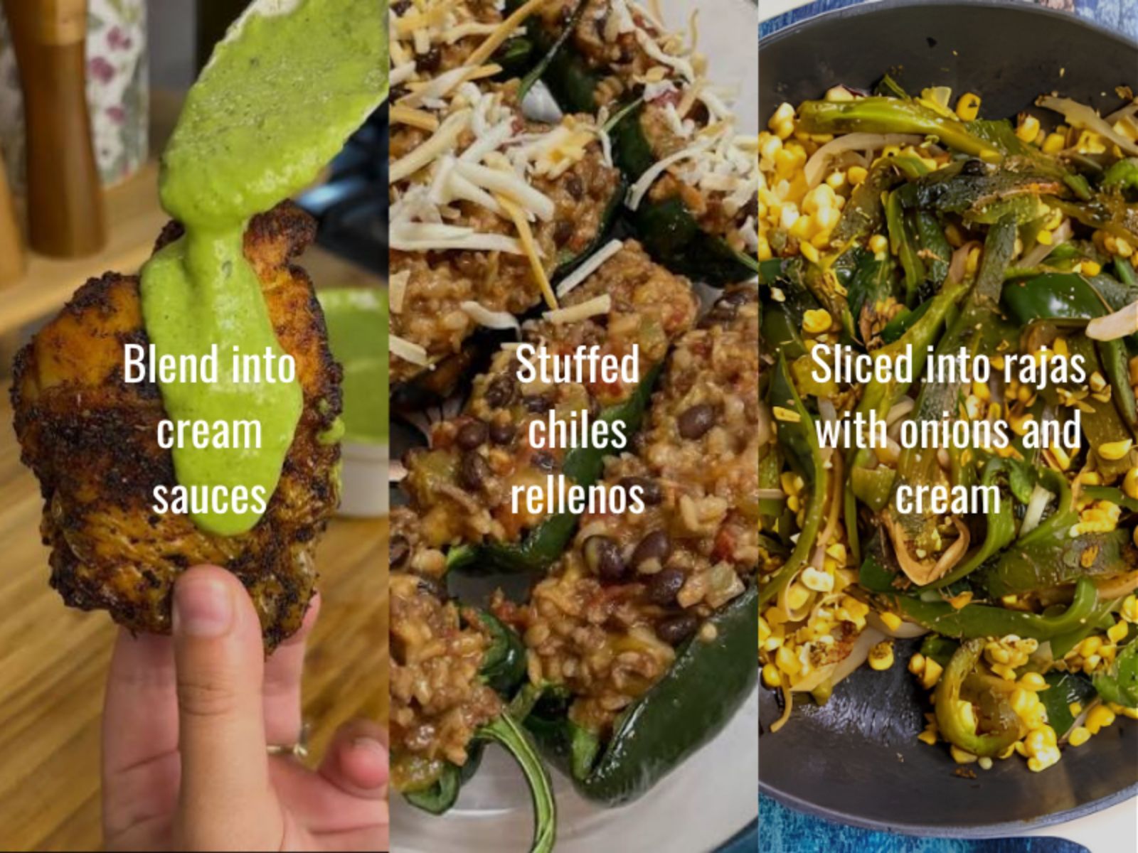 use poblano pepper in cooking