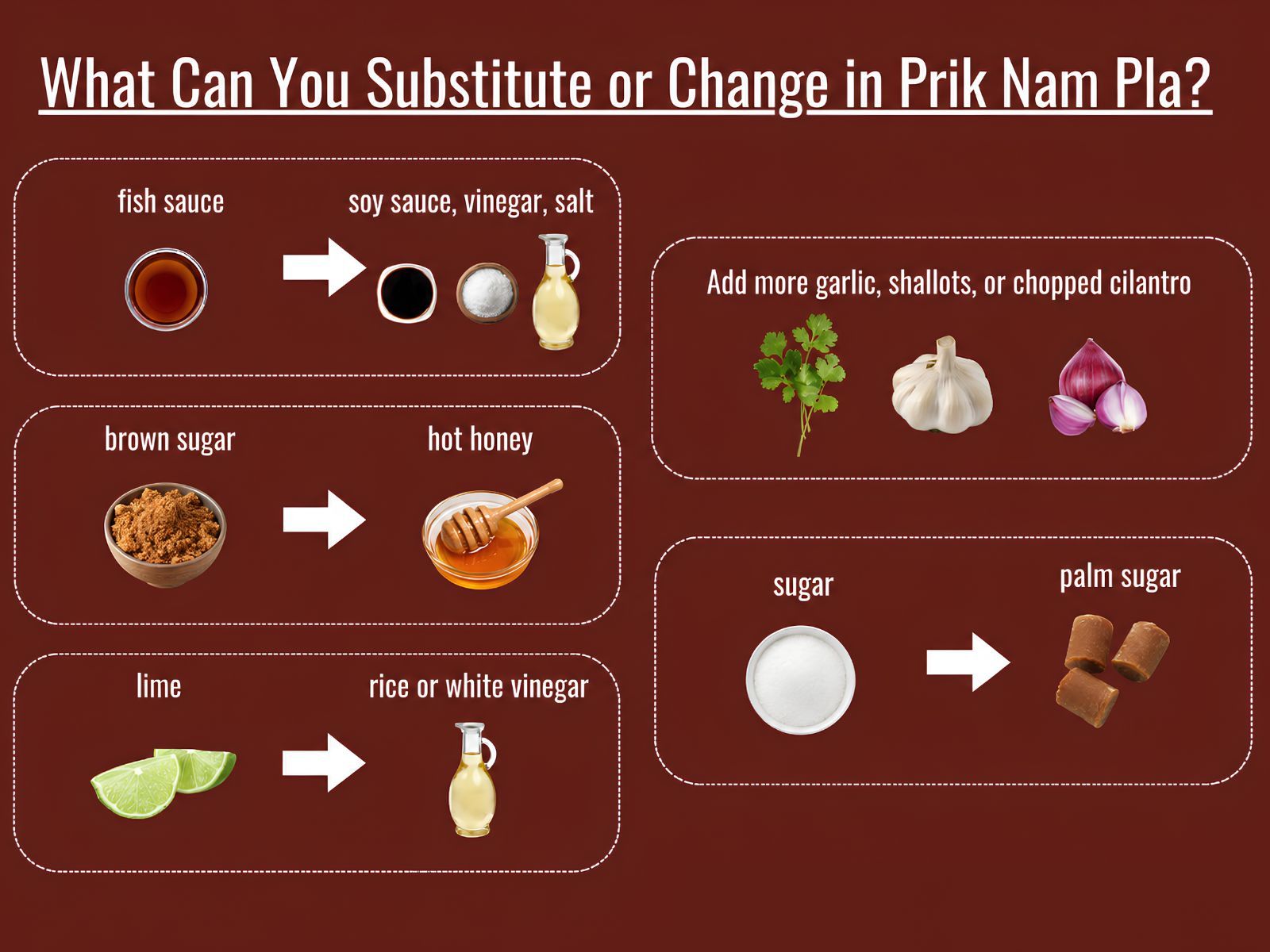Prik nam pla substitutes