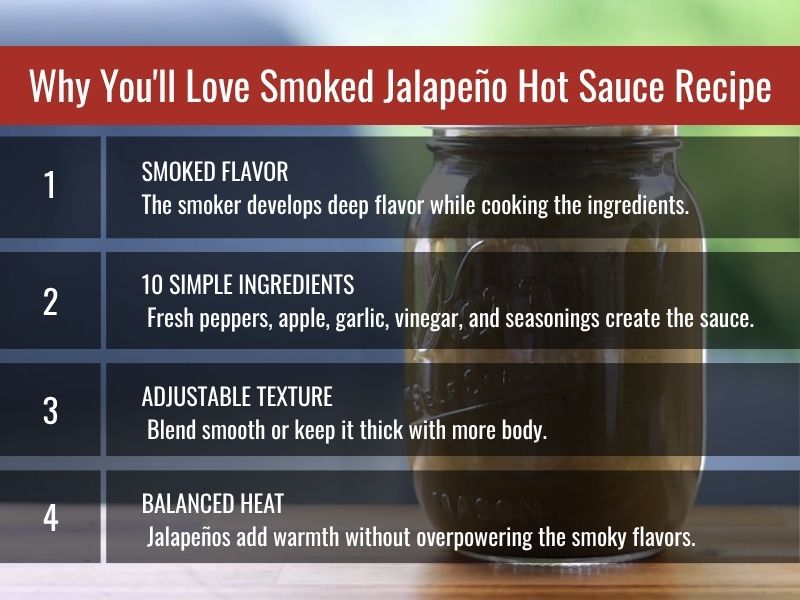 reason to love this smoked jalanenos hot sauce
