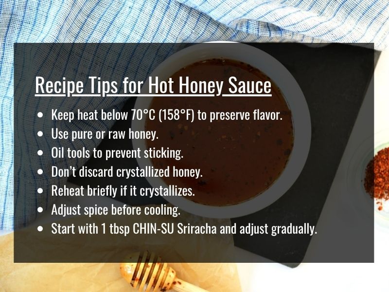 recipe tips for hot honey sauce