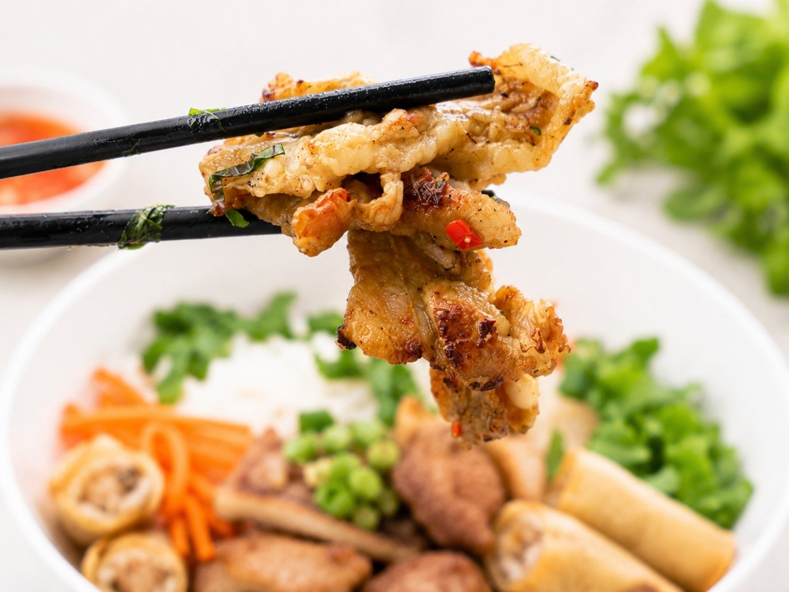 Serving vermicelli bowl