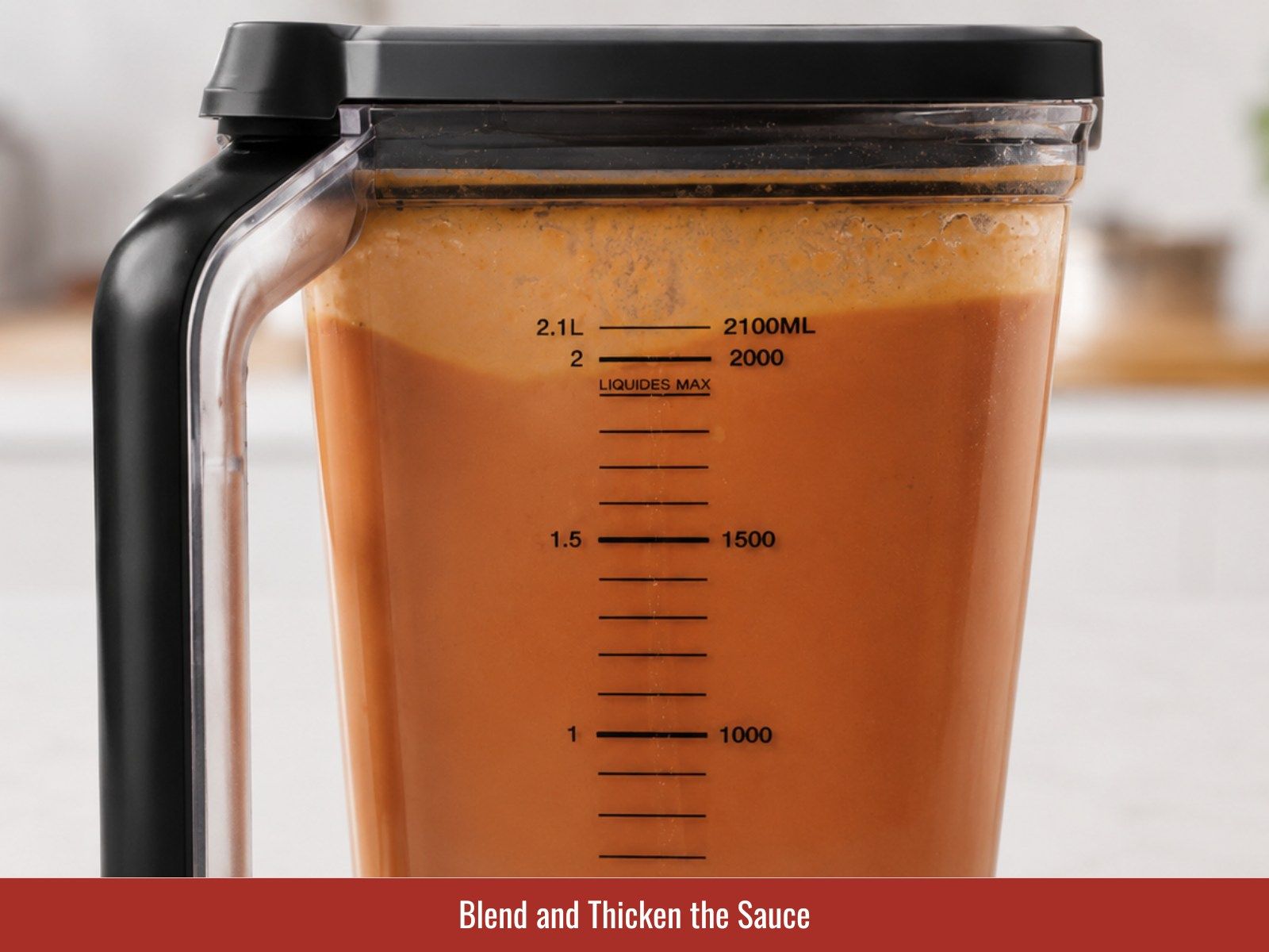 Step 16: Blend and thicken the dipping sauce