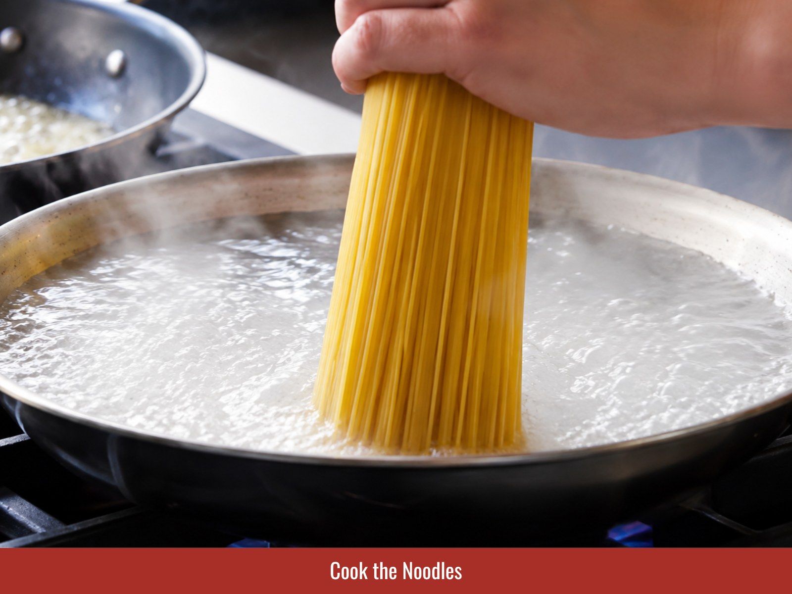 Cook noodles until al dente