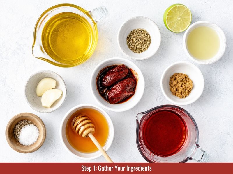 gather all chipotle hot sauce ingredients
