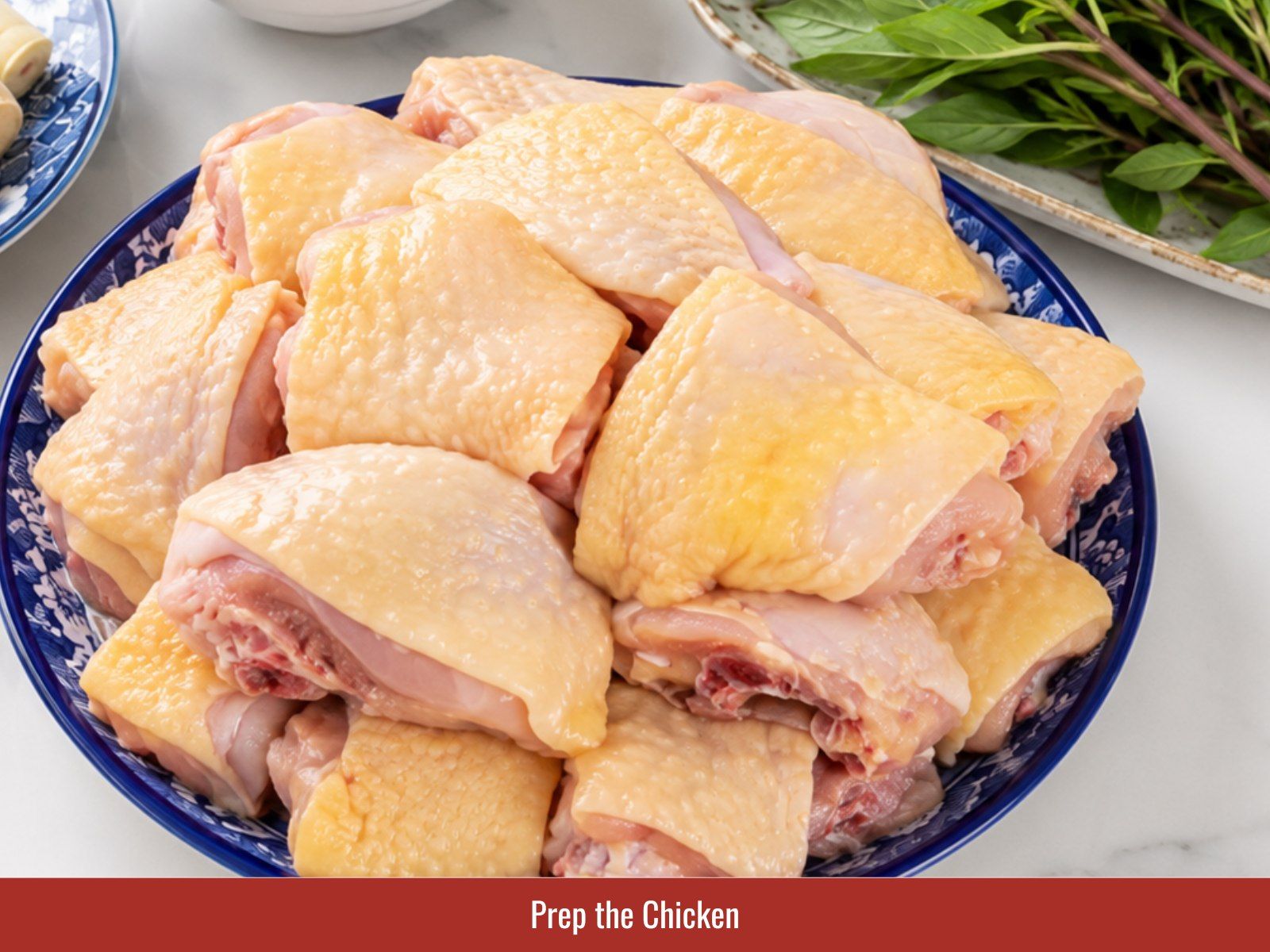 Prepare chicken for Vietnamese curry