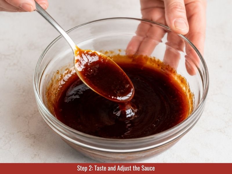 Adjust gochujang sauce flavor