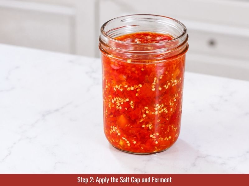 Ferment peppers for Tabasco hot sauce