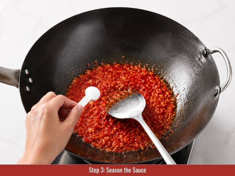 Season Chinese hot sauce