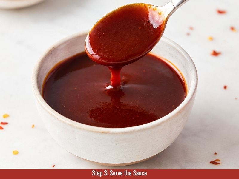 Serve Korean hot sauce with dishes