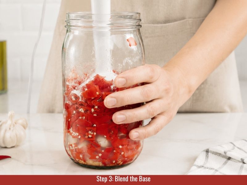 Blend Thai chili hot sauce base