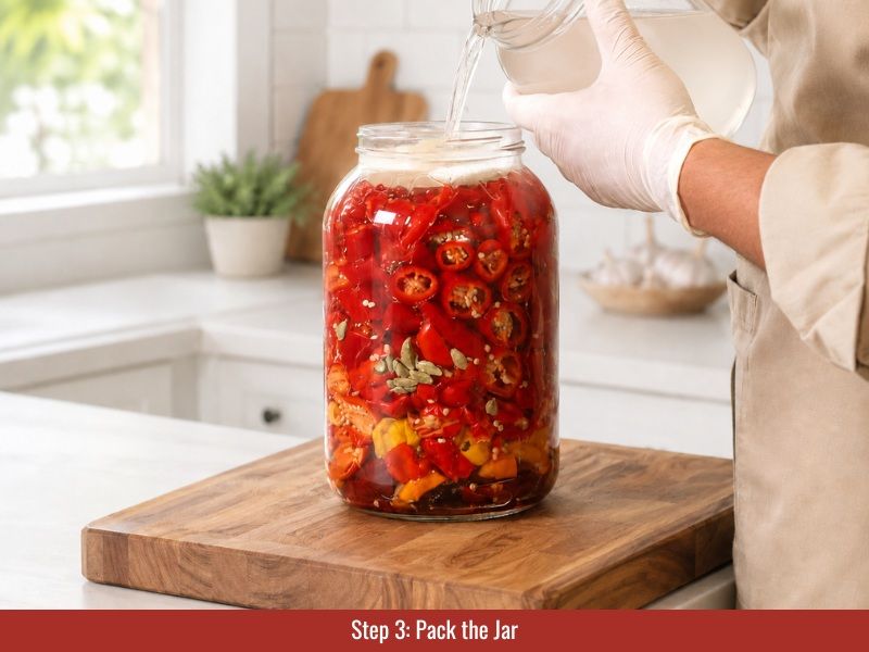 Pack jar for Trinidad Scorpion hot sauce