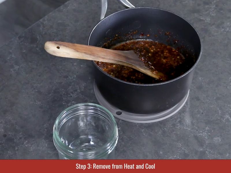 step 3 remove from heat and cool