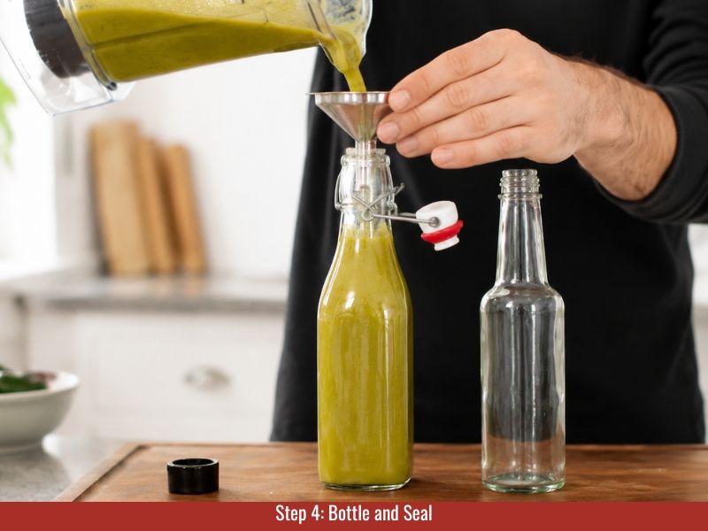 Bottle jalapeño hot sauce