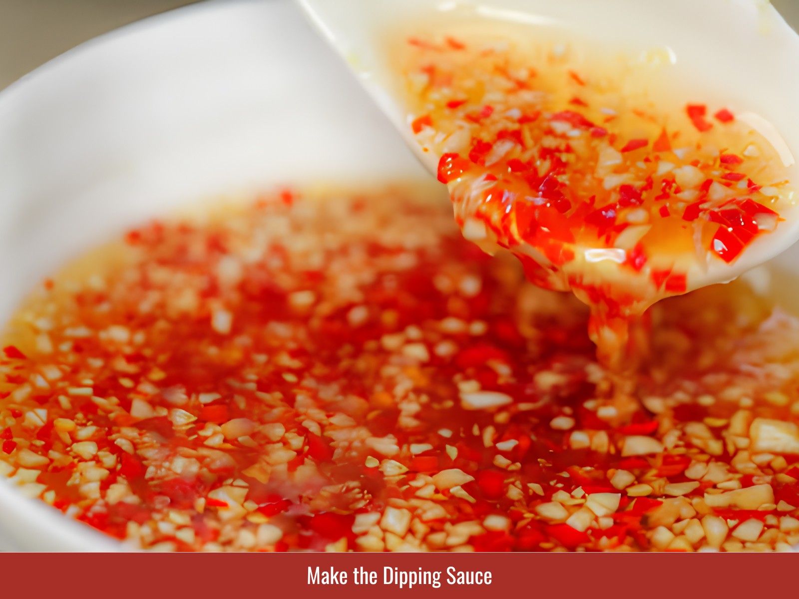 Make nuoc cham dipping sauce